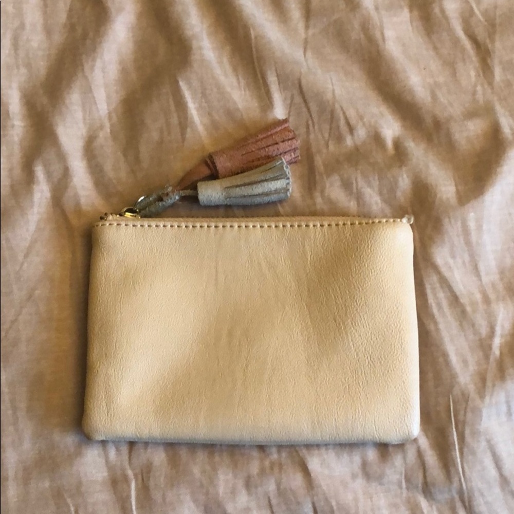 Mini leather clutch/pouch